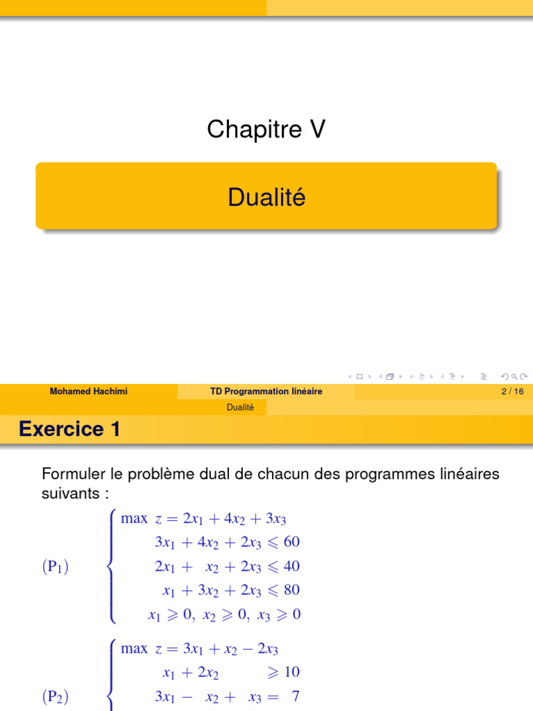 Corr TD5 | PDF | Optimisation linéaire | Combinatoire