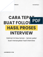 Cara Follow Up Interview