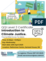 A4 Climate Justice Evening Course