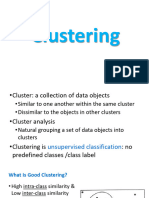 ML Clustering Algorithm