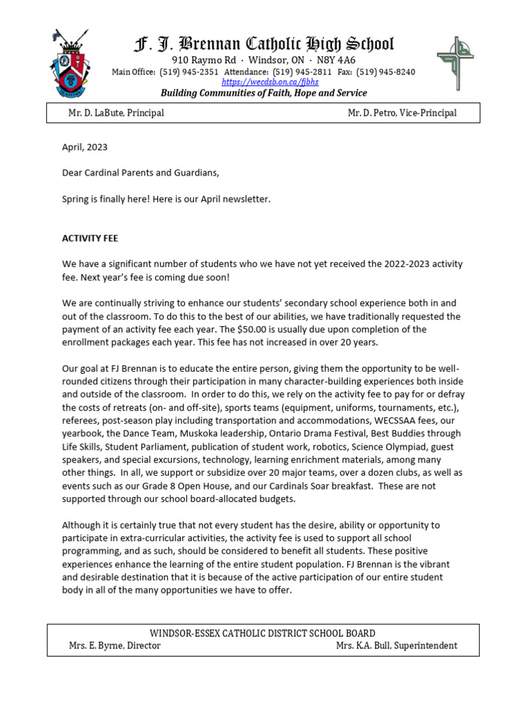 Fjb april newsletter 2022 2023 pdf mental health caregiver
