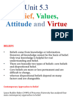 5.3 Belief Velue Attitude and Virtue