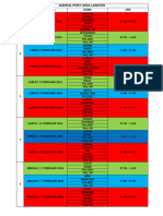 Jadwal Piket Jaga Logistik