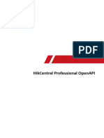 HikCentral Professional OpenAPI Developer Guide V2.3.1
