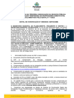 EDITAL DE TERMO DE CIÊNCIA DA 3ªCONV. ED 71-2023