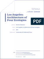 Los Angeles - Architecture of Four Ecologies