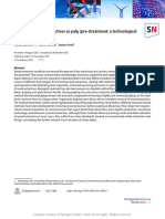 Removal of Wood Extractives As Pulp Pre-Treatment