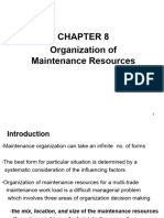 Chap 8 Organization of Maintenance Resources