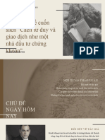 Cảm nhận về cuốn sách Cách Tư Duy Và Giao Dịch Như Một Nhà Đầu Tư Chứng Khoán