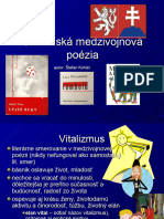 Slovenská Medzivojnová Poézia