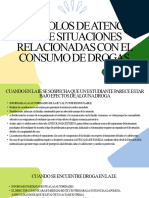 Protocolos de Atención Ante Situaciones Relacionadas Con El Consumo de Drogas