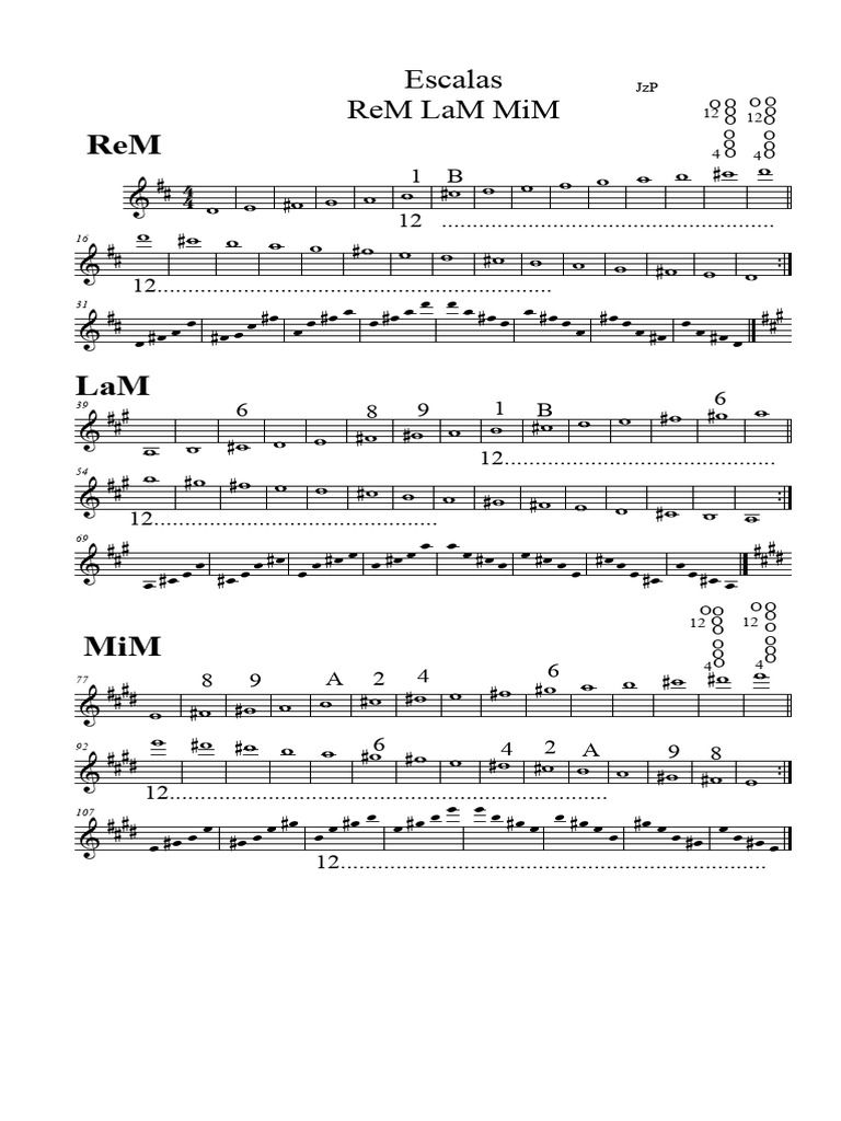 15 Esc Re A Mi Mayor PDF