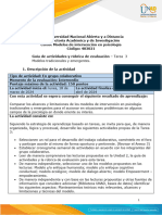 Guía de actividades y rúbrica de evaluación - Unidad 2 - Tarea 3 - Modelos tradicionales y emergentes