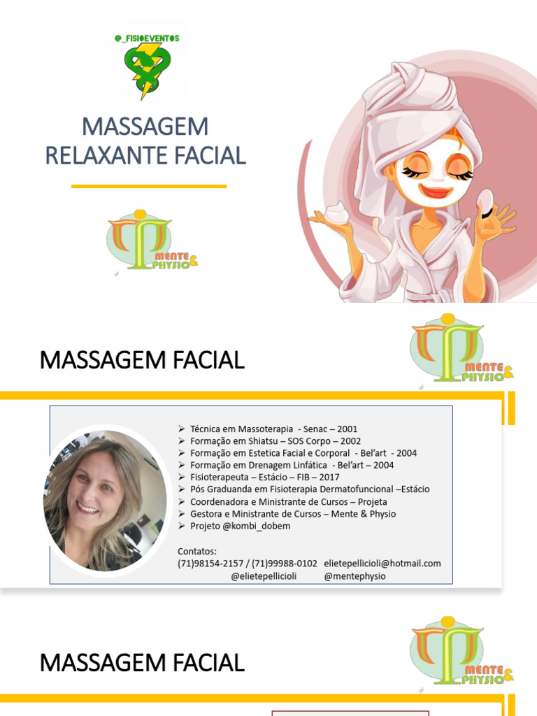 Curso de Massagem Facial e Detox | PDF | Massagem