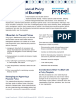 Financial Policy Guidelines and Example