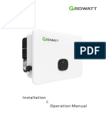 Growatt Inverter Manual 