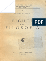 Arturo Massolo - Fichte e La Filosofia-Sansoni (1948)