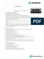 Electrobisturí de Potencia Alta 400W Marca: Daiwha - Korea: Características