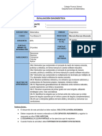 7° Básico D - Matemática - Diagnostico