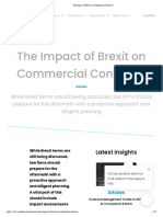 The Impact of Brexit On Commercial Contracts