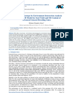 Stability and Genotype by Environment Interaction Analysis of Linseed Breeding Lines