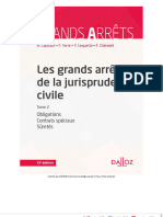 Les Grands Arrêts de La Jurisprudence Civile T2 - Obligations, Contrats Spéciaux, Sûretés - 13ème Édition, Dalloz, 2015
