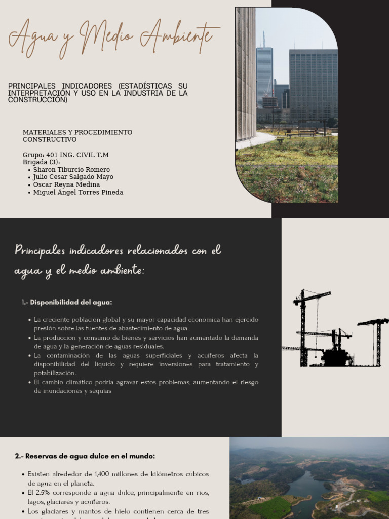 Agua y Medio Ambiente | PDF | Agua | Residuos