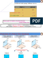 Z Projection of Lines