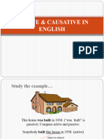 Passive & Causative in English