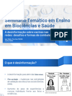 Seminário Temático 2022 - A Desinformação Sobre Vacinas Nas Redes Desafios e Formas de Combate