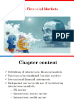 Chapter 3 LECTURER ENG INTERNATIONAL FINANCIAL MARKETS