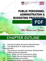 Chapter 5 Public Personnel Administration & Budgeting Processes
