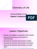 7b. The Chemical Basis for Life---ORGANIC COMPOUNDS