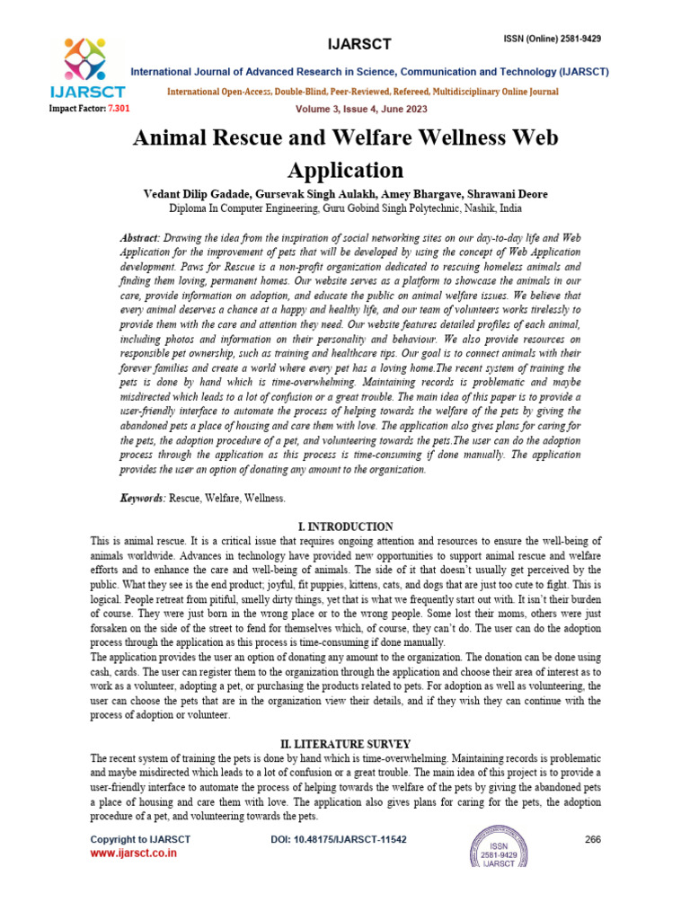 Paper 3 | PDF | Animal Welfare | Pet