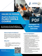Ukmla Plab2 Course Aspire Academy Flyer-2024