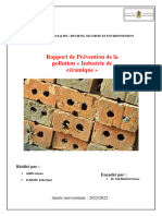 Rapport Prevention de La Pollution