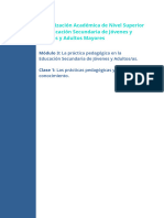 M3 - C1 - Las Prácticas Pedagógicas y El Conocimiento