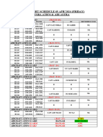Flight Schedule 05-04-24
