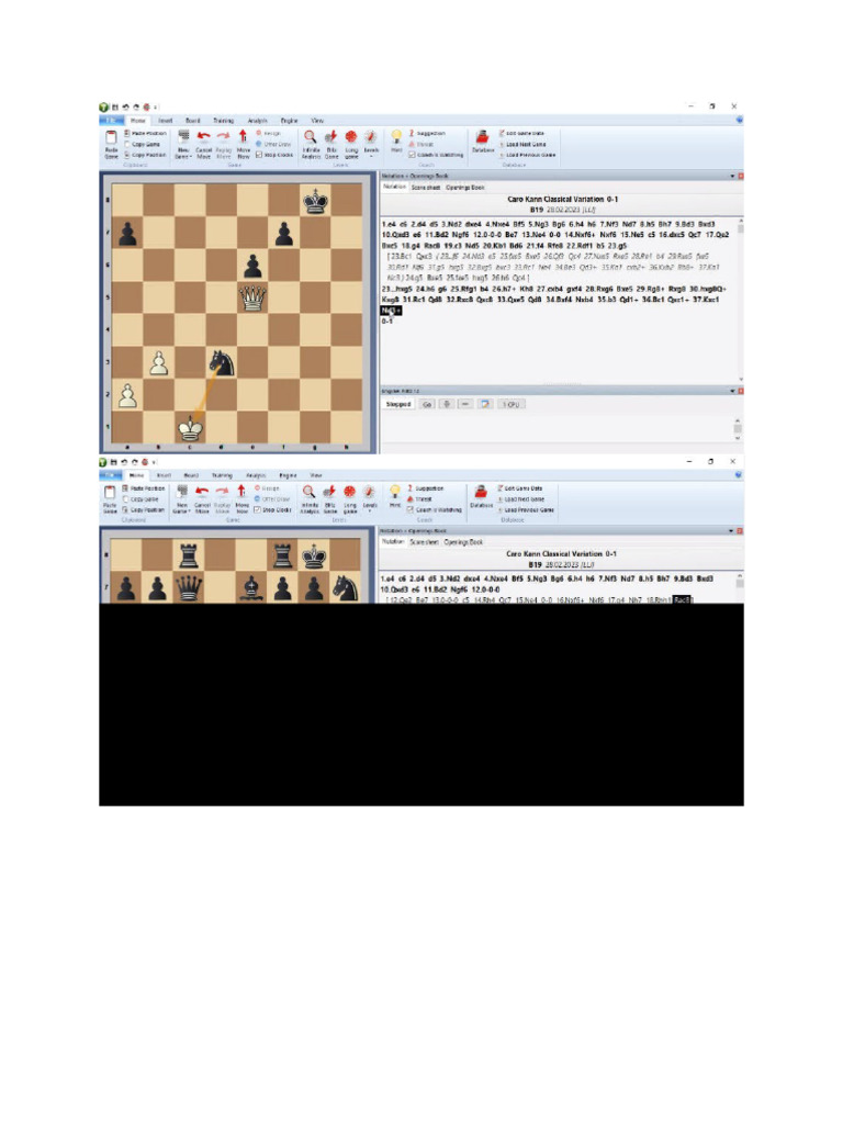 Caro Kann Classical Variation | PDF