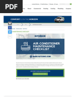 AC Maintenance Checklist 2023