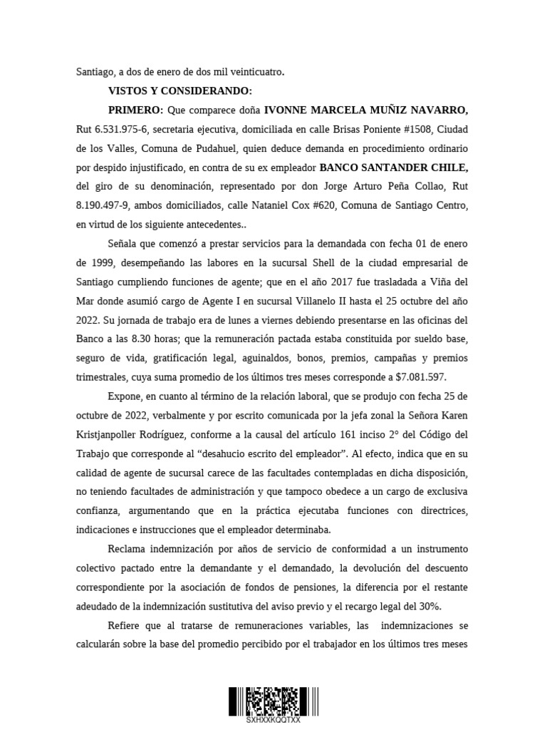 Vistos y Considerandos | PDF | Bancos | Salario