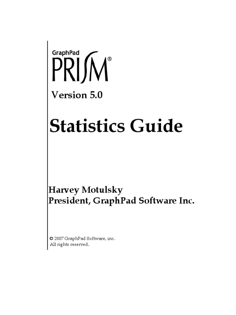 Statistics Guide | PDF
