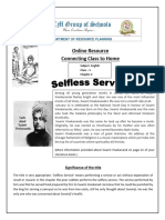 ResourceEnglish Class V Study Material CH 2 (Selfless Service) April