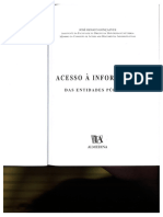 Acesso À Informação Das Entidades Públicas - José Renato Gonçalves