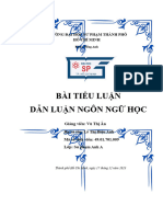 Bài tiểu luận NNHDC