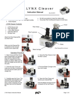 Lynx Cleaver Operating Instructions