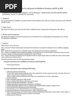 FAQ RACR - Review Availability Check Result - Screen | PDF