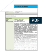 Analisis de Sentencia C 469 de 2016