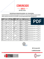 Comunicado 009 Plazas de Contrato para Tecnico Deportivo 2024
