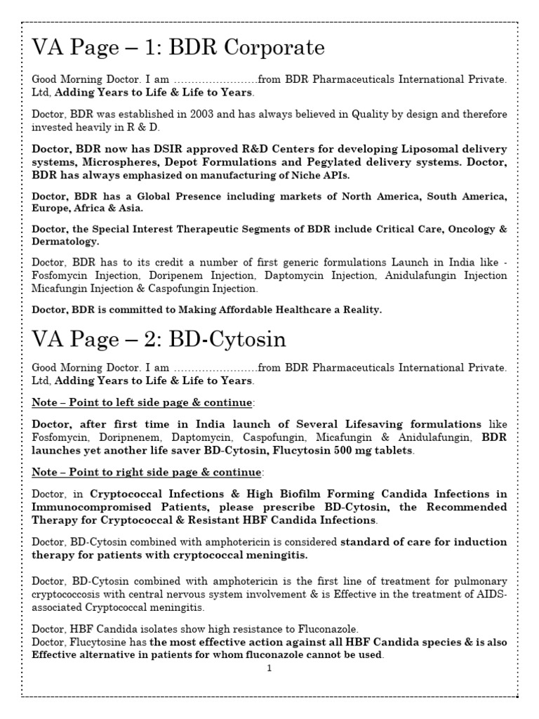 Detailing Guide Visual Aid | PDF | Candidiasis | Candida (Fungus)